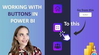 Working with buttons in Power BI