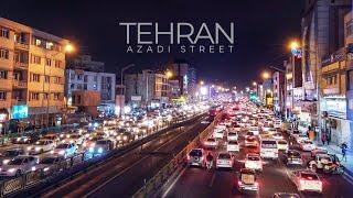 TEHRAN 2021 - Night Walk on Azadi Street / تهران، خیابان آزادی