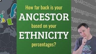 How many generations back is 3% ethnicity in your DNA test results?