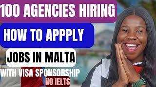 WEBSITES TO APPLY FOR JOBS IN MALTA || 100 AGENCIES RECRUITING #maltajobs