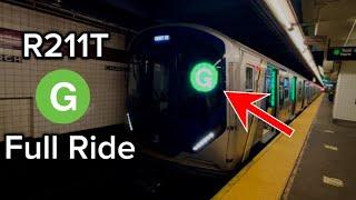 R211T G Train OPEN GANGWAY FULL RIDE | Church Ave to Court Square Station | March 2025