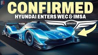 Hyundai ENTERS WEC and IMSA with Genesis Branded LMDh