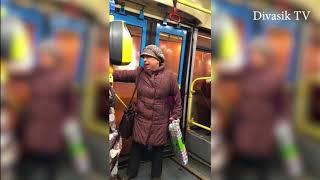 Неадекватная женщина закатила истерику, сев не в тот автобус