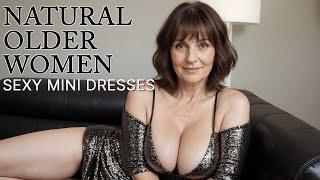 Natural Older Women Over 60 In Minidresses - Stunning Outfits  14