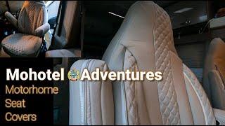 Motorhome Campervan drivers & passenger luxury seat covers Bürstner, Adria, Pilote Carthago Hobby