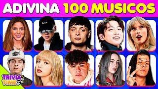 Guess 100 Musicians in 0.001 Seconds ‍️‍ Do you know who the Singer is? | TriviaTime