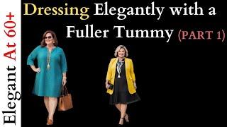 How To Rock Dresses With A Big Tummy for Mature Women