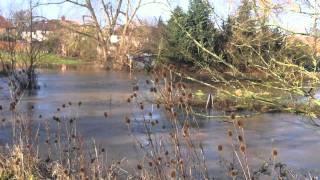 Flooding rear of Ongar Fire Station