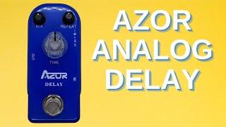 Does the Cheapest Analog Delay on Amazon Sound Good? Azor Delay Pedal Review