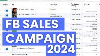 Facebook Ads Course 2024 | Running FB Sales Campaign