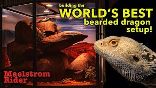 How to build the world's best bearded dragon setup - inspired by Australian outback habitat.