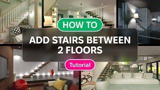 How to add stairs | Tutorial for beginners | Planner 5D