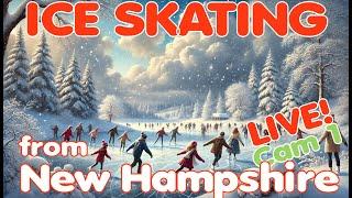 Outdoor Ice Skating Live from New Hampshire