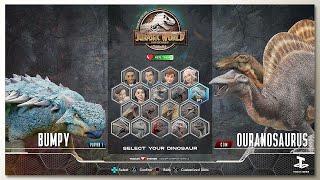 Ankylosaurus vs Ouranosaurus with Healthbars