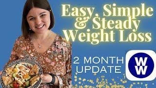 My Weight Watchers Journey-2 Month Update- ⁉️just how much weight did I lose?? #weightwatchers