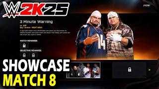 WWE 2k25 Showcase - Match 8 - 3 Minute Warning vs AOP (All Objectives)