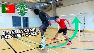 Learn how to Score like a Pivot! Epic Back-heel Goal with Zicky Té!!