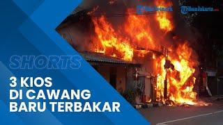 Tiga Kios di Cawang Baru Jakarta Timur Terbakar akibat Korsleting, Kerugian Capai Rp 150 Juta