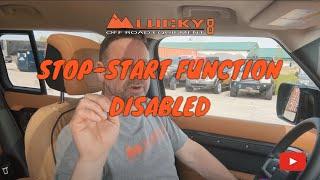 How to Disable the Auto Stop-Start Feature on a Land Rover Defender L663 With a GAP iiD tool
