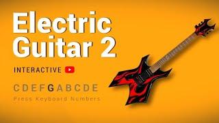 YouTube E-guitar 2 - Play it with your keyboard numbers | #YouTubeGuitar