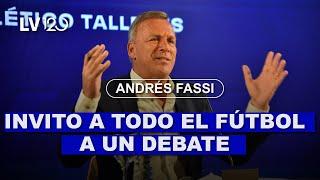 CONFERENCIA DE ANDRÉS FASSI, PRESIDENTE DE TALLERES: LE APUNTÓ AL CHIQUI TAPIA