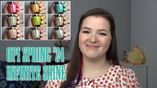 OPI Infinite Shine Spring 2024 | Live Swatch Review