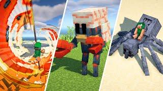 11 Amazing Minecraft Mods ! (1.20.1 ＆ 1.21) | RIDEABLE Ragno!