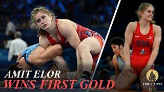 USA's Amit Elor Wins Women's Freestyle 68kg Gold, Meerim Zhumanazarova Silver - Wrestling