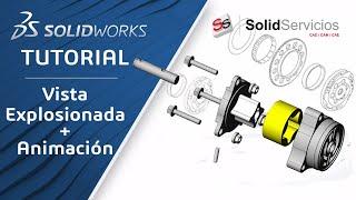 SOLIDWORKS TUTORIAL  Vista Explosionada Perfecta + Animación