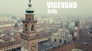 Vigevano Italy | Piazza Ducale & The Bramante Tower | Travel By Drone