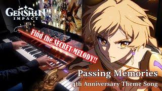 Passing Memories (经过/記憶の旅)/Genshin Impact 4th Anniversary Theme Song Special Piano Arrangement