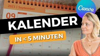 NEU: Individuelle Kalender mit Canva gestalten & drucken