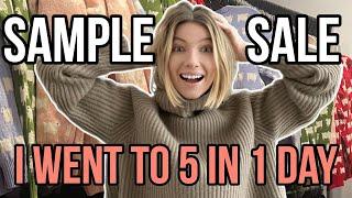 VLOG: 260 sample sale, new york, try on haul - fashion challenge with julia gudova golden