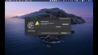 Installation failed macOS Big Sur 11.0.1
