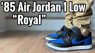 Air Jordan 1 Low 85 “Royal” Review & On Feet