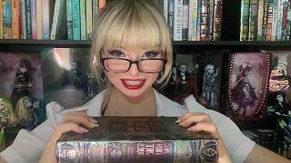 ASMR Very Unhelpful Librarian (tracing, page flipping, book massage)