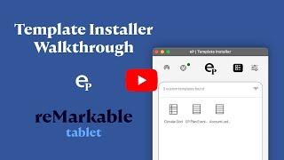 eInkPads Template Installer 3 Pro  Walkthrough