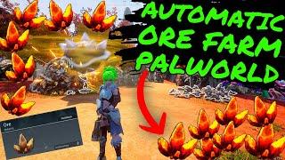 AUTOMATIC ORE FARM in PALWORLD!!! Automate Ore Gathering For FREE!!