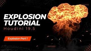 Explosion in Houdini 19.5 Tutorial , Part 01 | Explosion | For Beginner