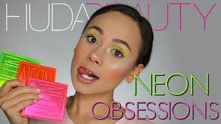 Huda Beauty Neon Obsessions Palettes | 3 Looks, Review & Swatches