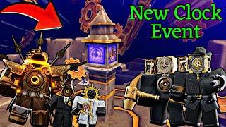 Leaks New Update Clock Event in Skibidi Tower Defense New SINISTER TITAN CLOCK MAN