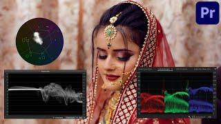 How To Use Lumetri Scopes To Color Correct For Wedding & Pre-Wedding Video In Premiere Pro Tutorial