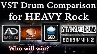VST Drum Comparison for Heavy Rock Part 1 - GGD vs EZD2 vs AD2 vs SSD5 vs MODO