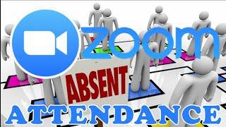 How to Take Attendance in Zoom | attendance in zoom meetings | zoom attendance report