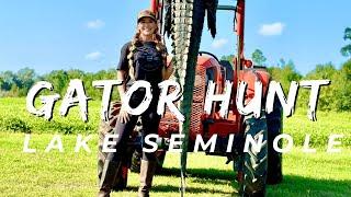 Incredible Gator Hunt at Lake Seminole in South Georgia 2023 - 13'3" alligator