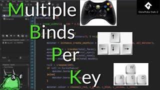 GameMaker Studio 2: Multiple Bindings for Keys and Buttons