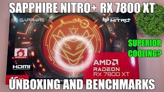 Sapphire Nitro+ RX 7800 XT Unboxing and Benchmarks