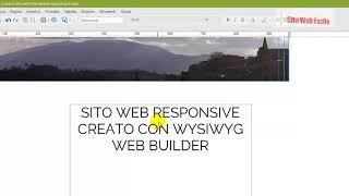 WYSIWYG Web Builder 14: Creare Sito Web Interamente con il Layout Grid - parte 1