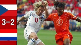 Czech Republic 3 x2 Netherlands (Nedved, van Nistelrooy) ●UEFA Euro 2004 Extended Goals & Highlights