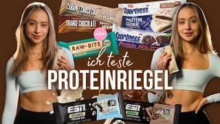 XXL PROTEIN RIEGEL TEST (VEGAN) - esn, barebells, dm & aldi// annrahel